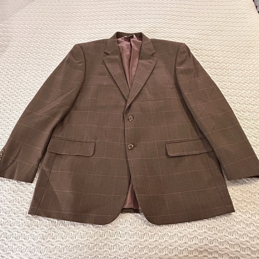Pronto Uomo 100% Lambswool‎ 2 Button Blazer 46 Regular